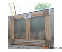 Dřevěné EURO okno 120x100 cm